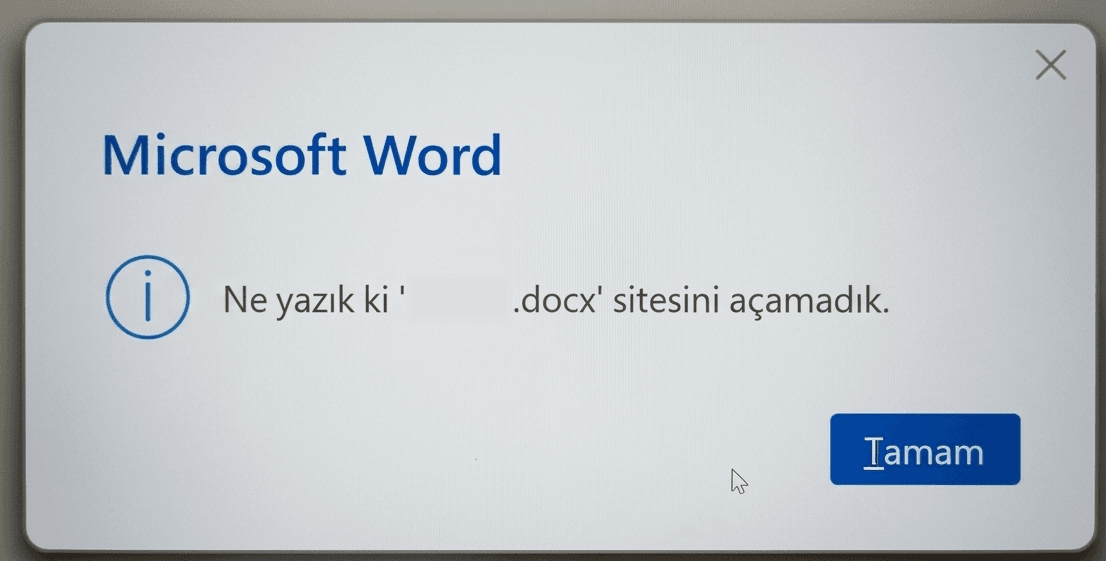 How to Fix Microsoft Word Error: “Sorry, we couldn’t open the site” for docx Files on Network Share
