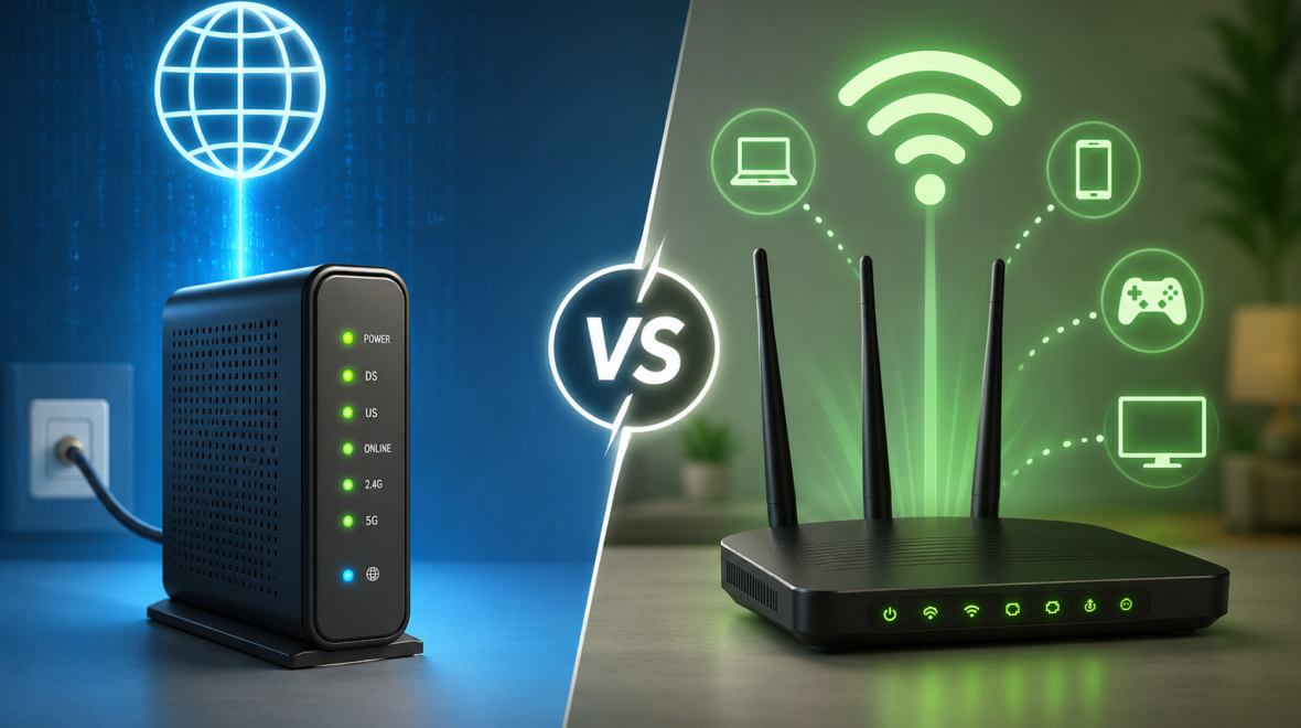 Router ve Modem Arasındaki Fark Nedir? İnternet Sorunlarının Gerçek Sebebi